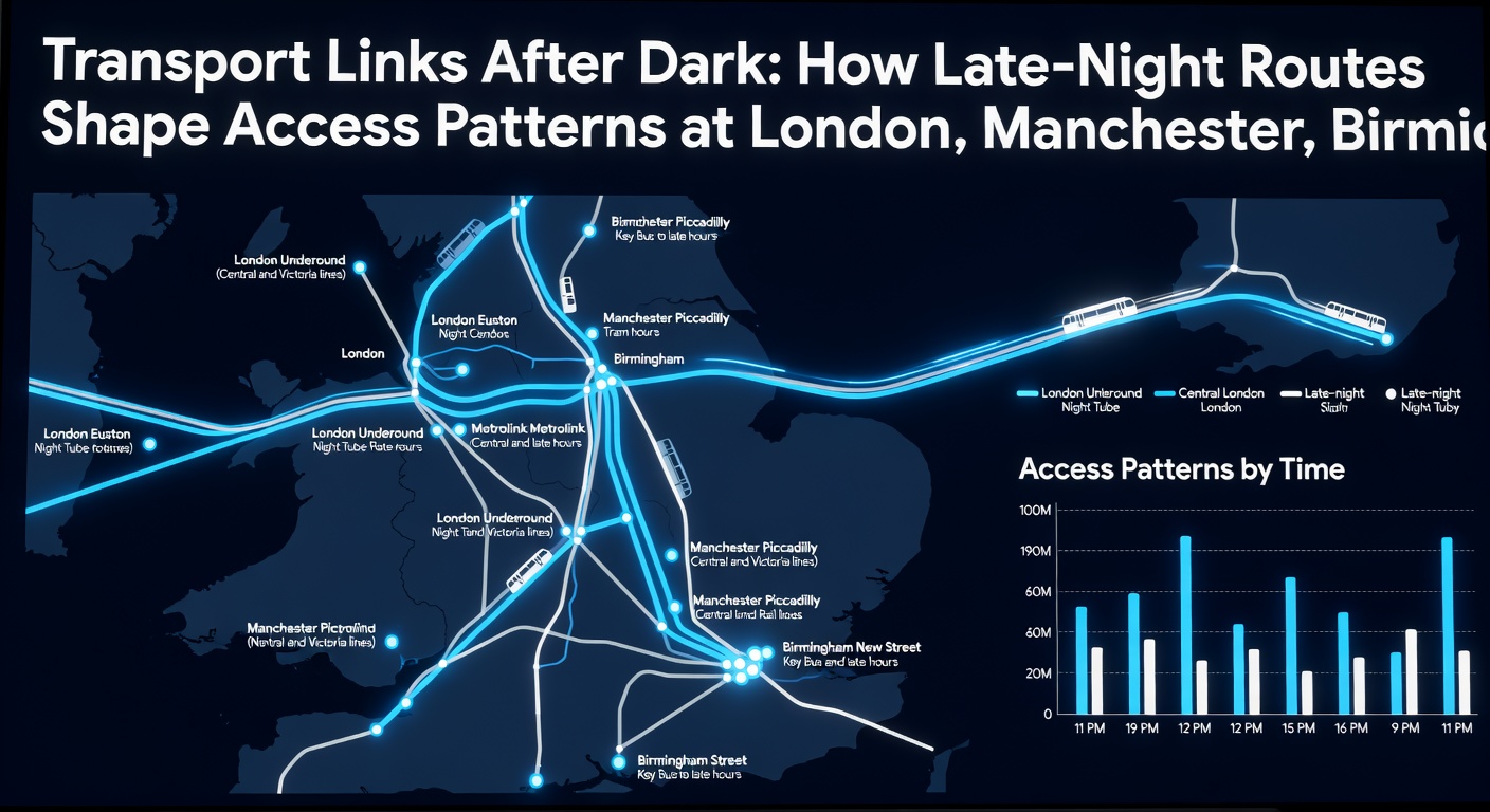 Edinburgh and Manchester late-night bus and rail connections near gaming venues
